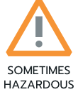 sometimes hazardous
